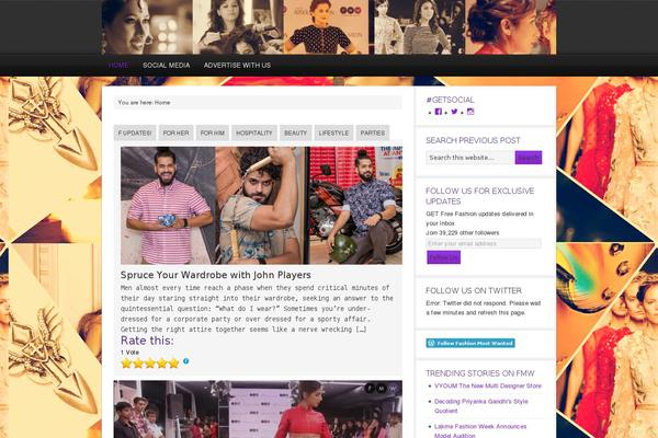 Publisher-child theme site design template sample