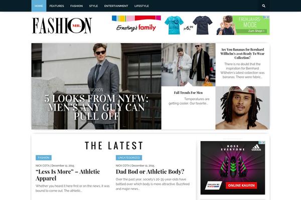 Braxton theme site design template sample