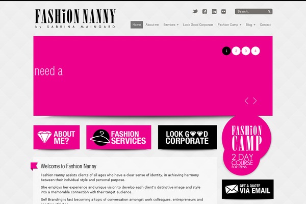 Fn theme site design template sample
