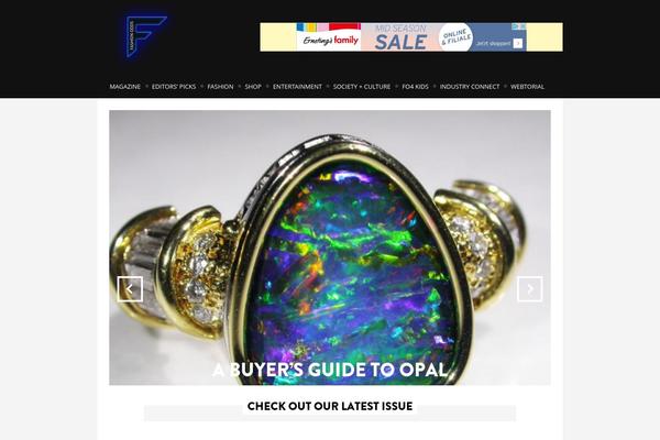Magazon theme site design template sample