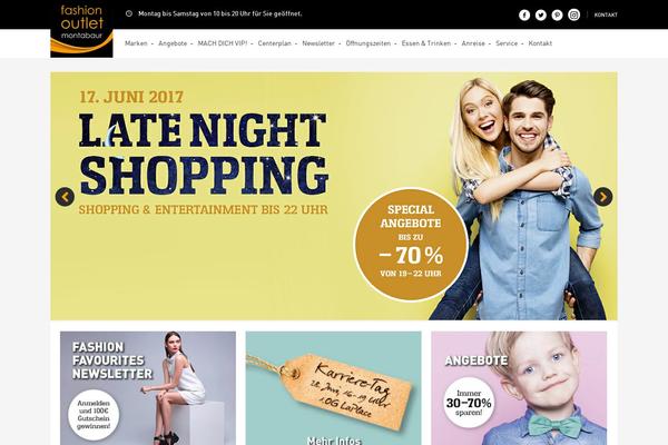 Retail theme websites examples