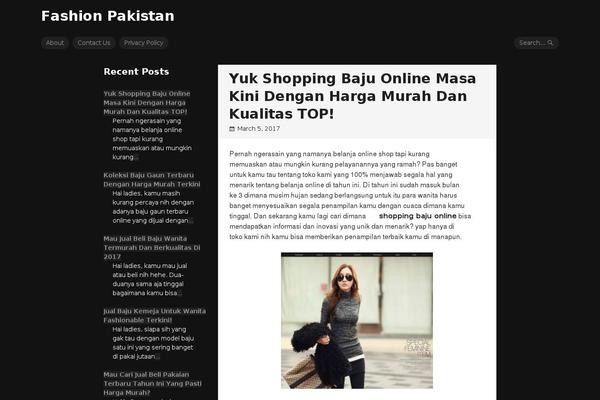 Myth theme site design template sample