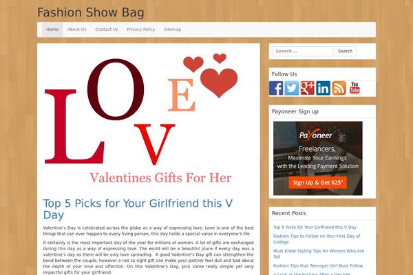 fashionshowbag.com site used LineDay