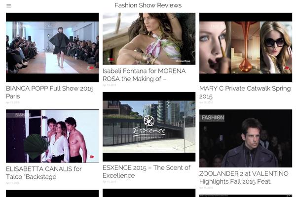 Fashion theme site design template sample