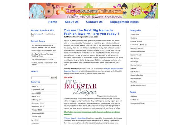 fashionstudentsonline.com site used Rockinnewspaper_3col_1_0_1545