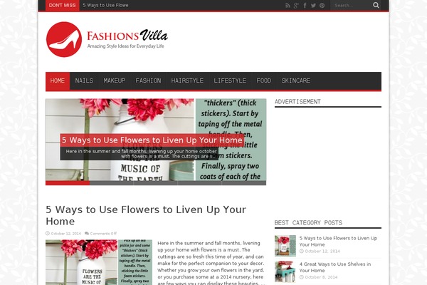 Jarida theme site design template sample