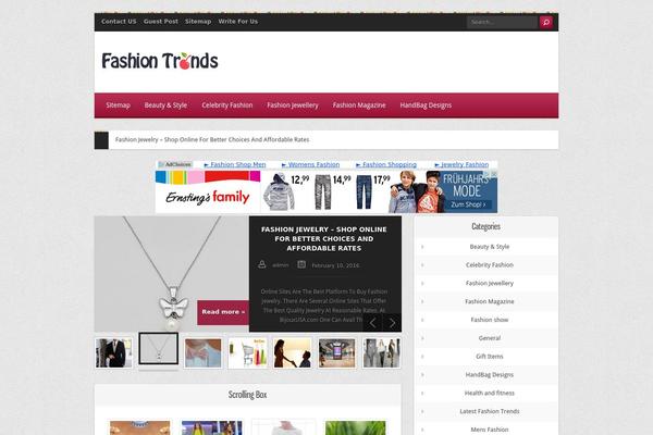 fashiontrendss.com site used Cherry