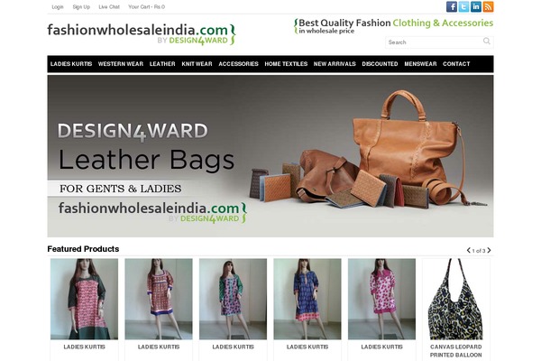 Fashion theme site design template sample