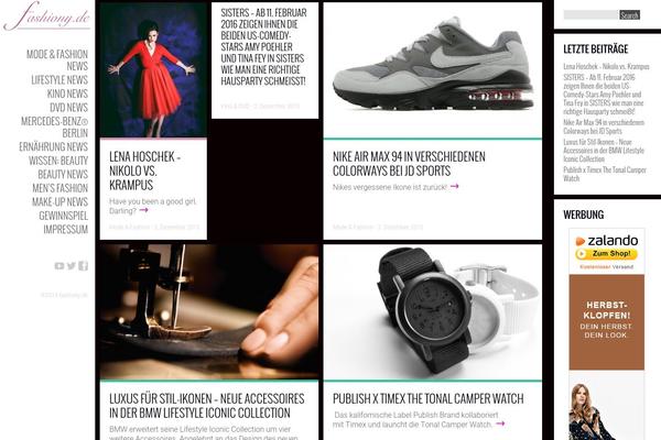 Ubergrid theme site design template sample