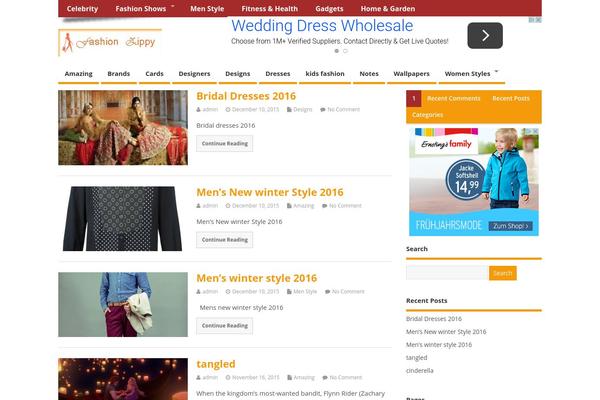 MesoColumn theme site design template sample