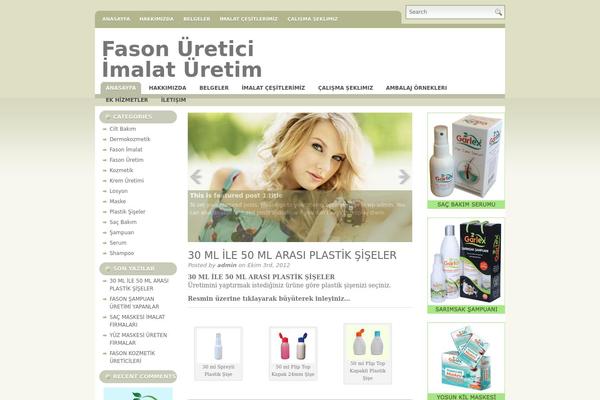 Estetica theme site design template sample