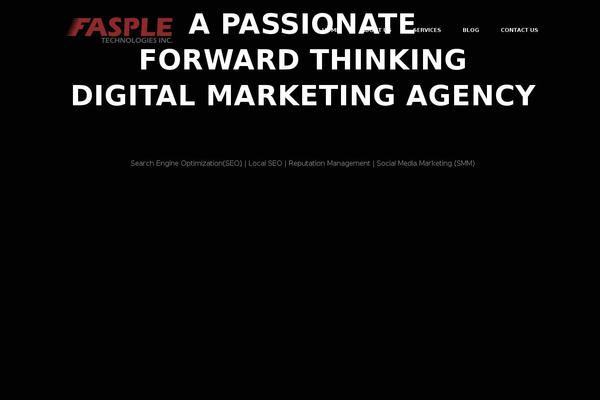 Jupiter theme site design template sample