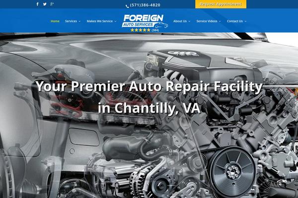 Autovitals theme site design template sample