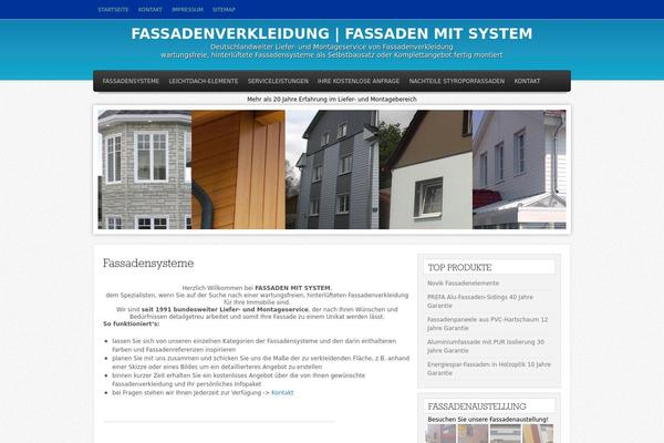 Helios theme site design template sample