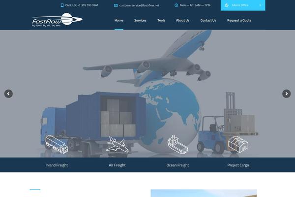 Transcargo theme site design template sample