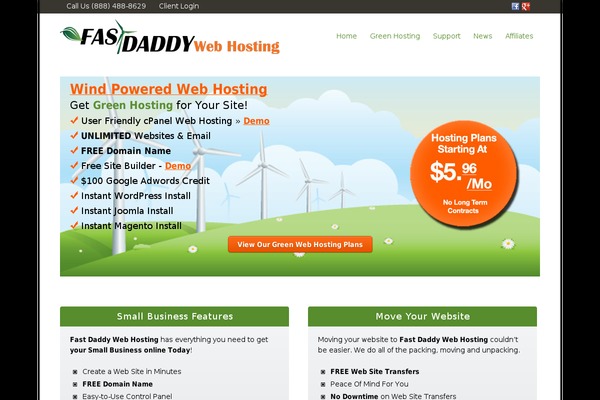 fastdaddywebhosting.com site used Strikon