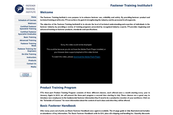 fastenertraininginstitute.com site used Fastenertraininginstitute