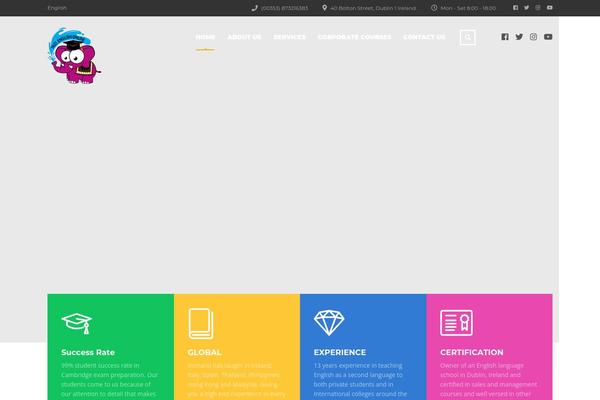 Masterstudy-child theme site design template sample