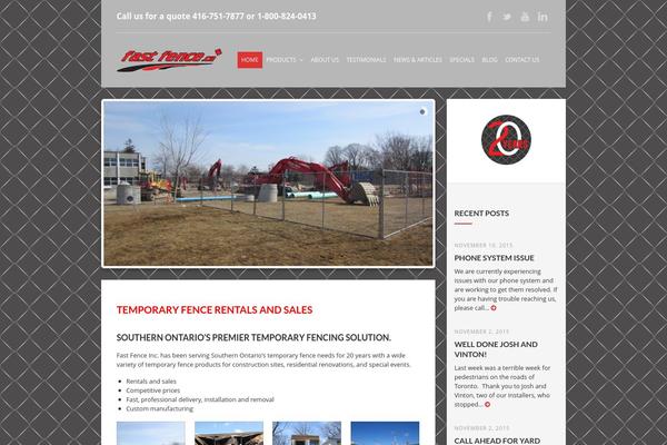 Ace theme site design template sample