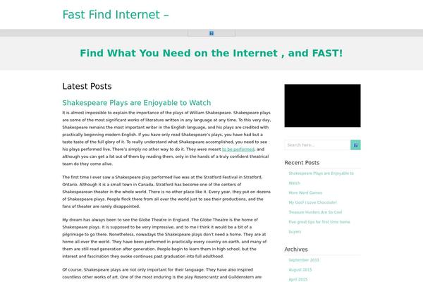 RestImpo theme site design template sample