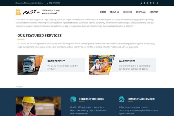 Logiscargo theme site design template sample