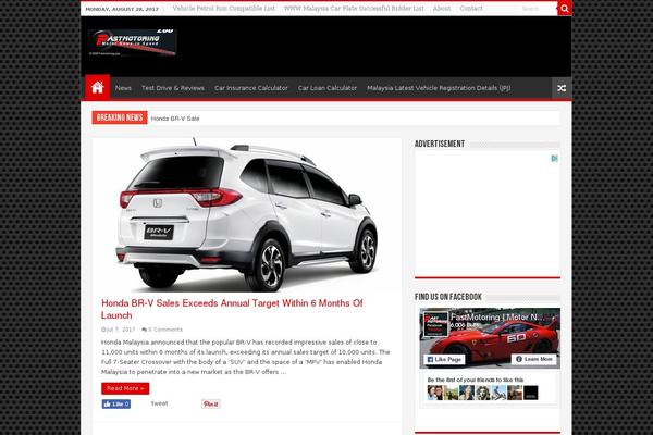 Sahifa theme site design template sample