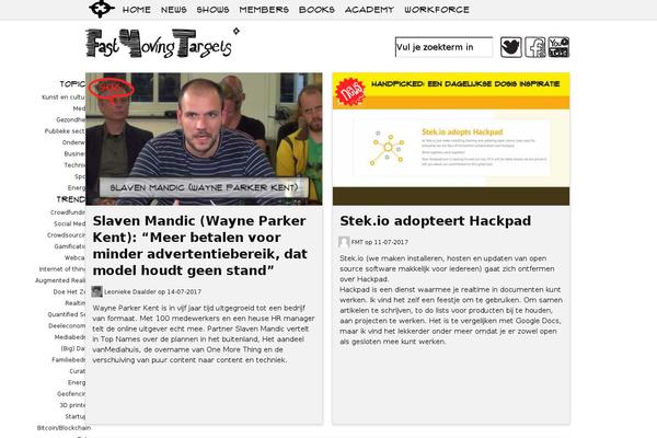 fastmovingtargets.nl site used Fastpress