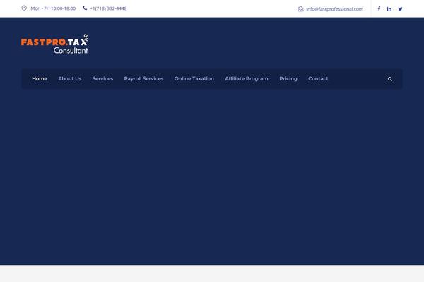 Financity theme site design template sample