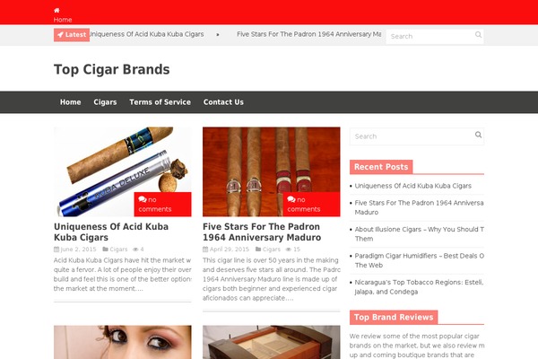 Discover theme site design template sample