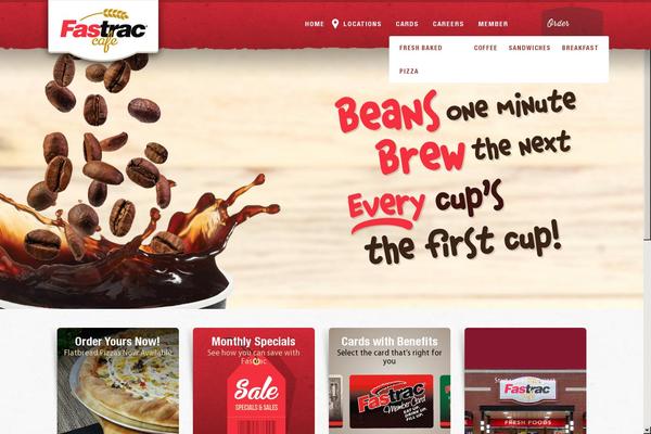 fastraccafe.com site used Fastrac