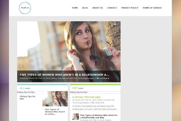 Supermoon theme site design template sample