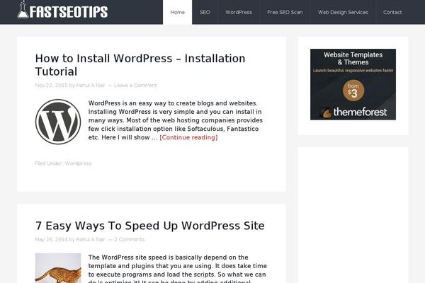 fastseotips.com site used Eleven40