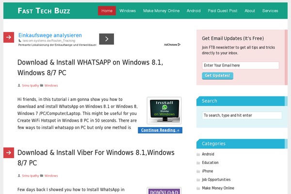 Site using Quick-adsense-reloaded plugin