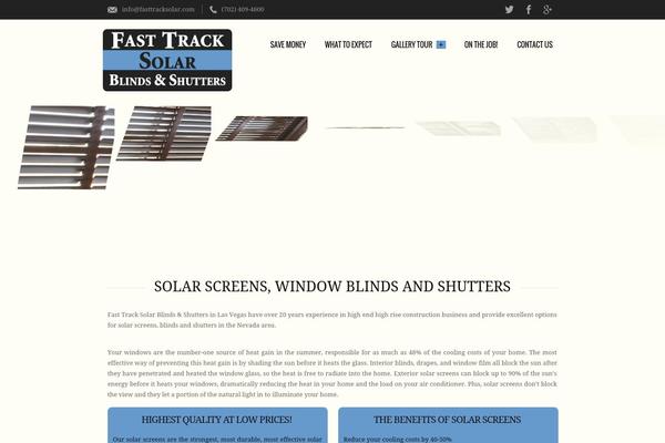 Fasttrack theme site design template sample
