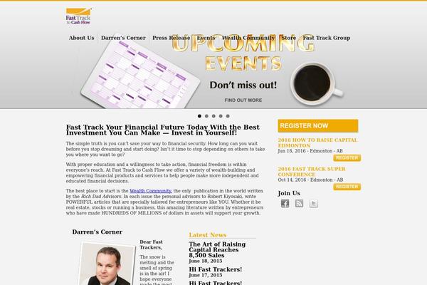 Fasttrack theme site design template sample