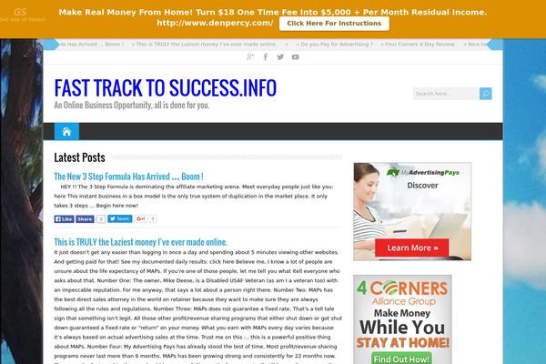 Site using BetterOptin plugin