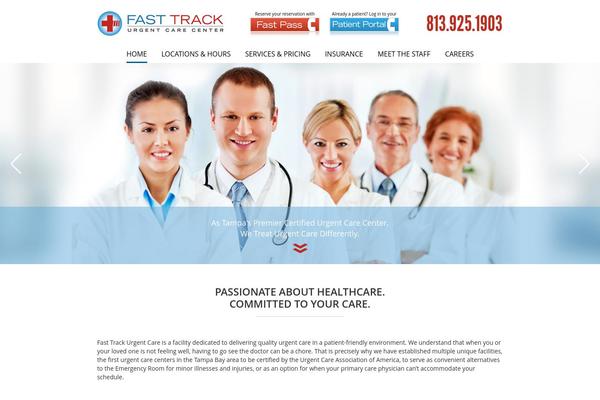 Fasttrack theme site design template sample