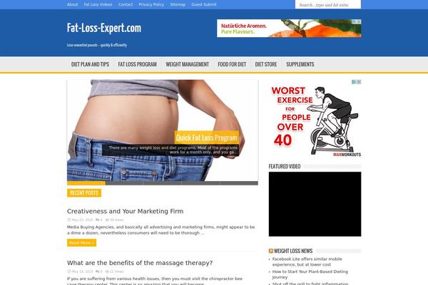 Magnews1.2 theme site design template sample