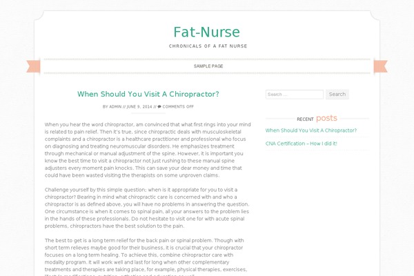 Sugar and Spice theme site design template sample