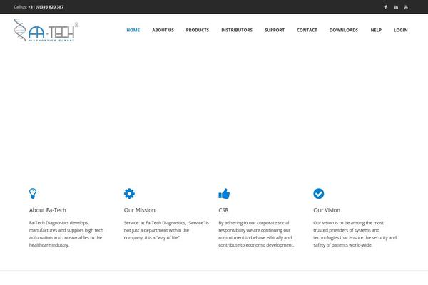Bridge Child theme site design template sample