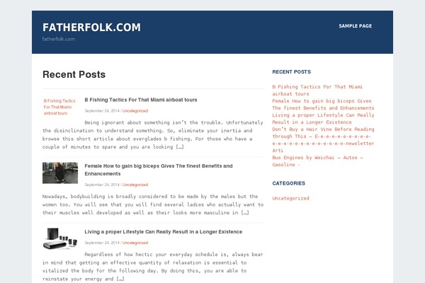 Waterside theme site design template sample