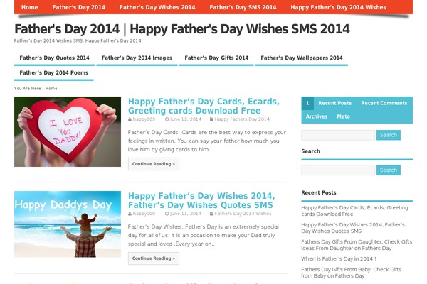 MesoColumn theme site design template sample