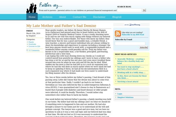 Site using Alinks plugin