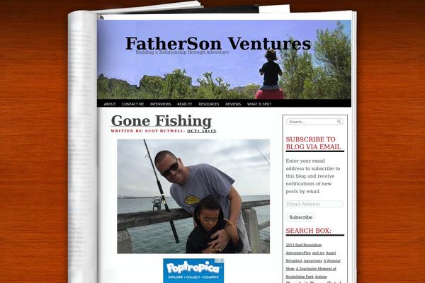 Fresh Ink Magazine theme site design template sample