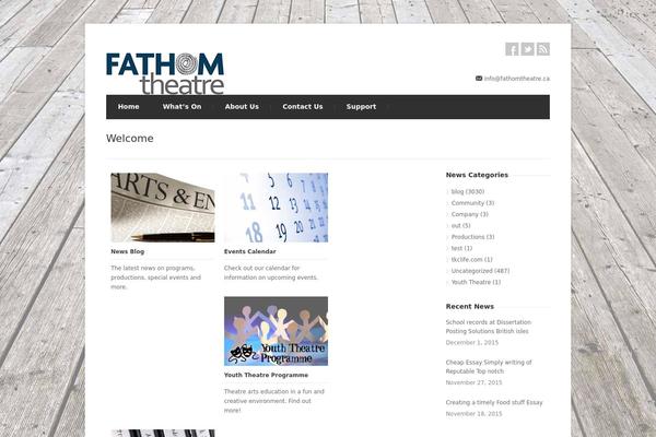 Centum theme site design template sample