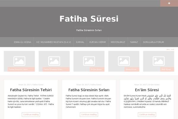 Oria theme site design template sample