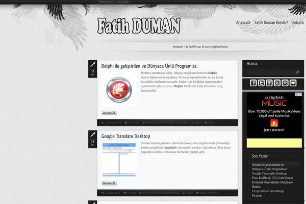 fatihduman.net site used Sakura