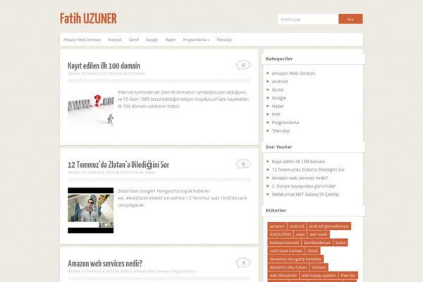 Minimalia theme site design template sample