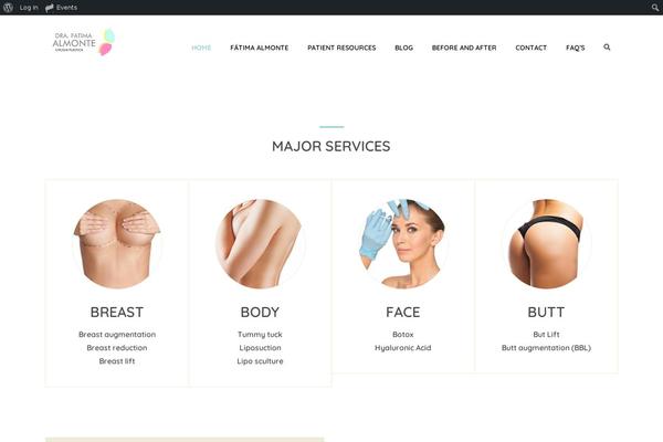 OneLife theme site design template sample