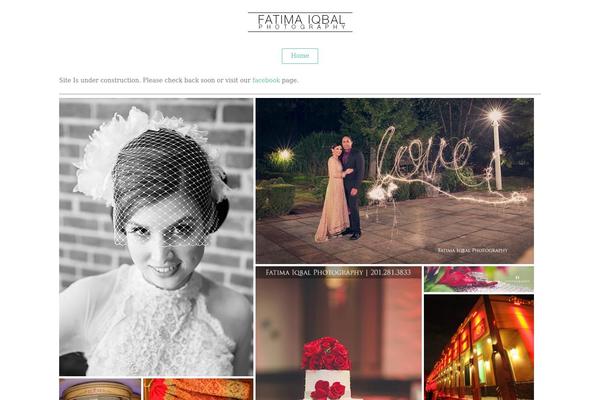 fatimaiqbal.com site used GK Portfolio